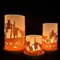 Preview: Windlicht Katzen