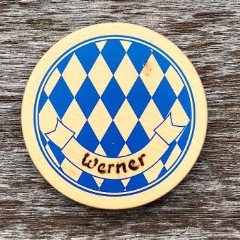 Bierdeckel_Raute_weiss-blau