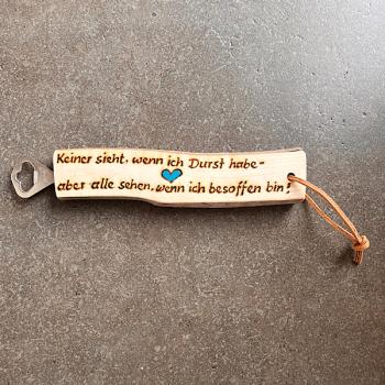 Flaschenoeffner, keiner sieht..