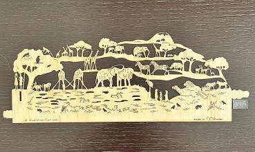 Afrika gross Windlichtfolie