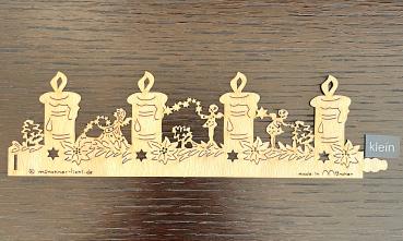 Kerzen klein Windlichtfolie