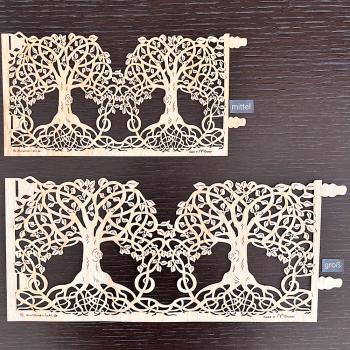 Windlichtfolie Lebensbaum