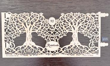 Windlichtfolie Lebensbaum Jubilaeum