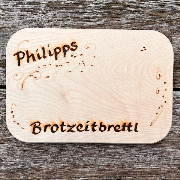 Brotzeitbrett eckig