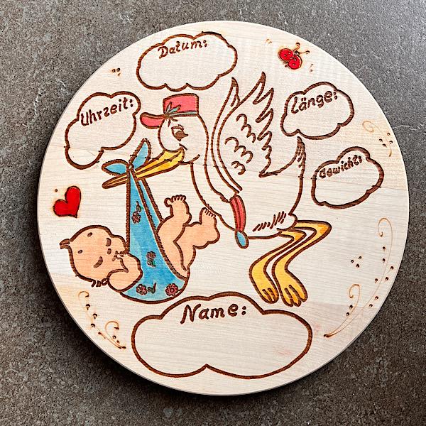 Geburtenbrett Bua