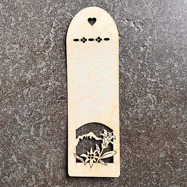 Lesezeichen, Bergblumen