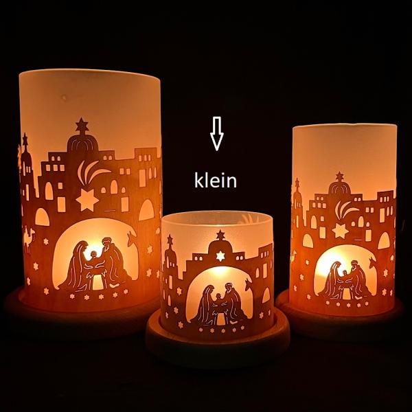 Bethlehem klein Windlicht