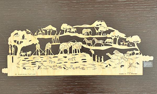 Afrika gross Windlichtfolie