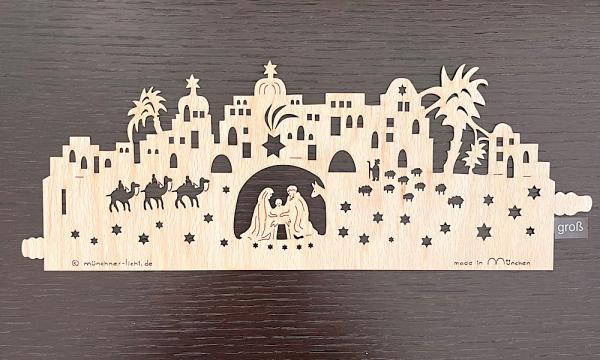 Bethlehem gross Windlichtfolie