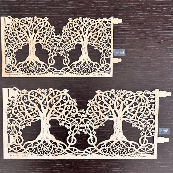 Windlichtfolie Lebensbaum