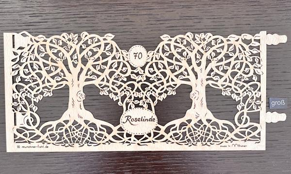 Windlichtfolie Lebensbaum Jubilaeum