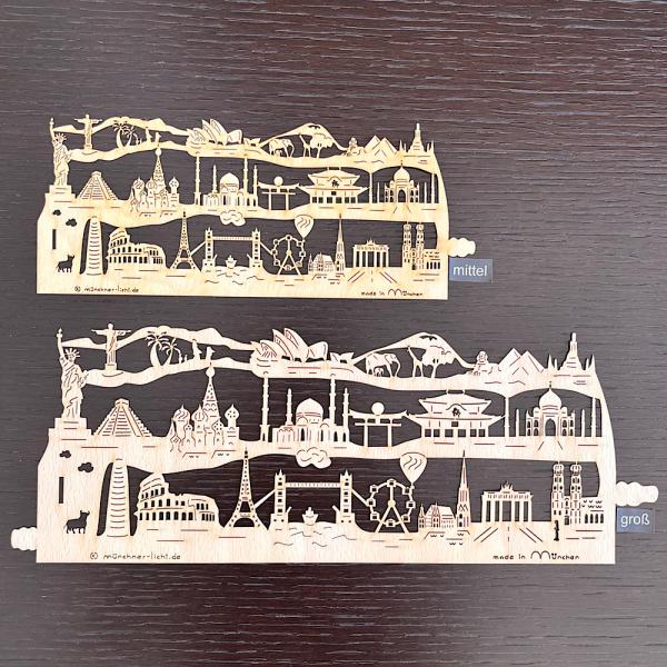 Austauschfolie Weltreise